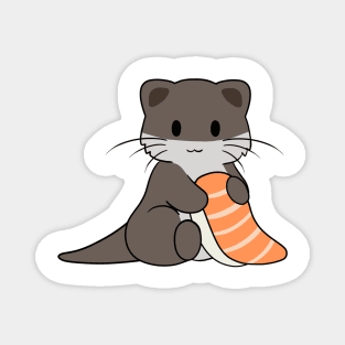 Sushi Otter 2 Magnet