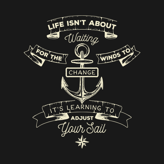 Sailing quote marine shirt | Nautical anchor by OutfittersAve