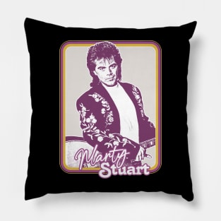 Marty Stuart /// Retro Country Fan Art Design Pillow