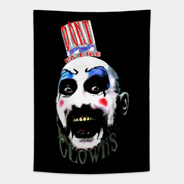 Don't Ya Like Clowns? Tapestry by TEEVEETEES