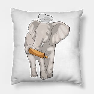 Elephant Baker Rolling pin Pillow