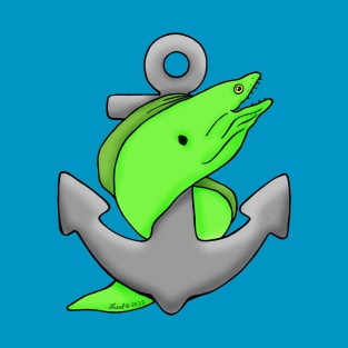 Moray Eel and Anchor T-Shirt