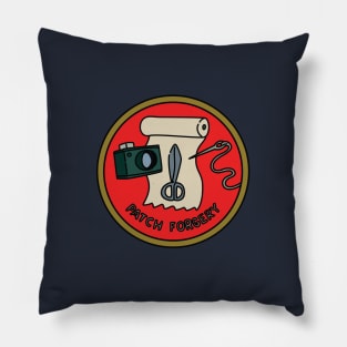 Patch Forgery Scouts Badge Pillow