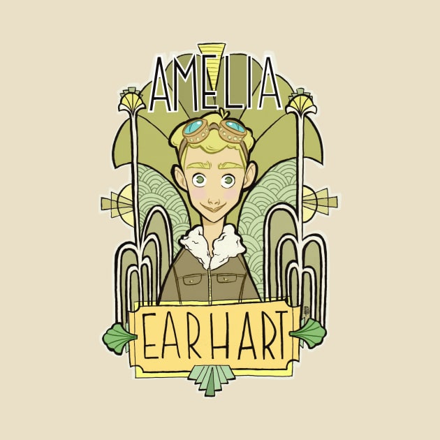 AMELIA EARHART by art_of_b