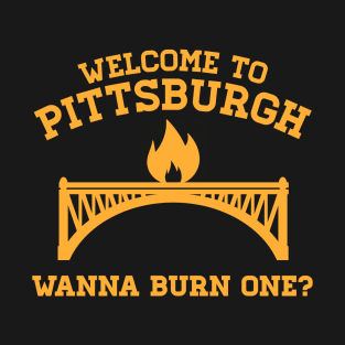 Pittsburgh Burning Bridge T-Shirt