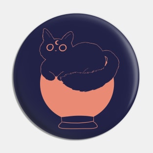 Witchy Cat Pin