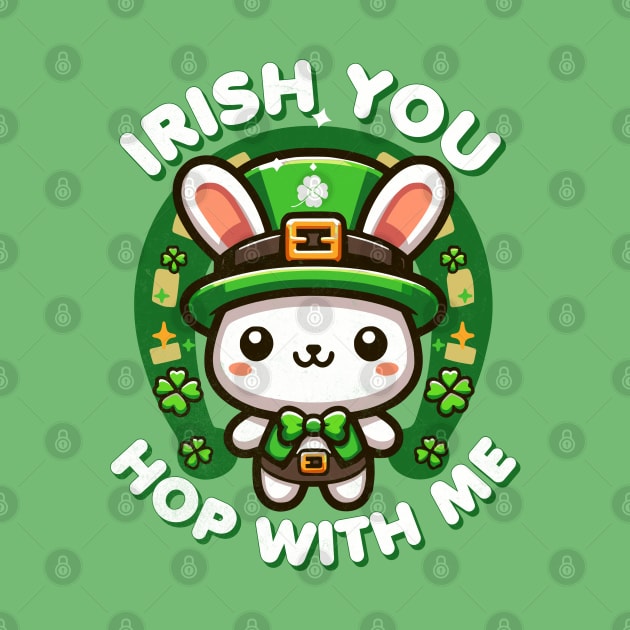 St. Patricks Day Puns Irish Bunny Funny by alcoshirts