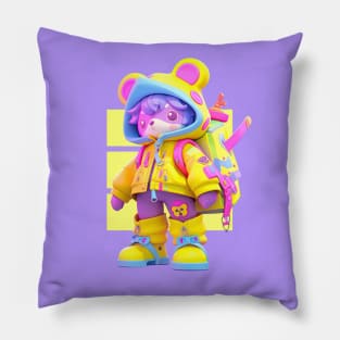 AKBLM - TECHWARD DECORA STYLE KUMA | KAWAII ANIME MASCOT Pillow