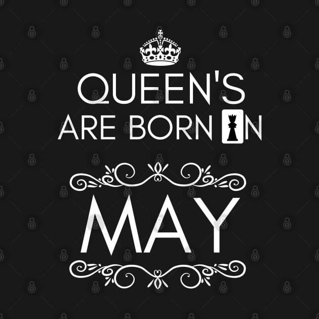 Queen's  Born In May Gift Idea May Birthday by giftideas