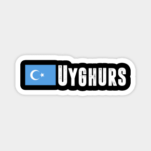 Free Uighurs Magnet