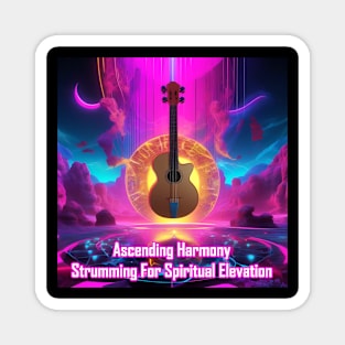 Ascending Harmony Strumming For Spiritual Elevation Magnet