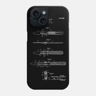 Surgical Knife 1926 Patent - Scalpel Patent Phone Case