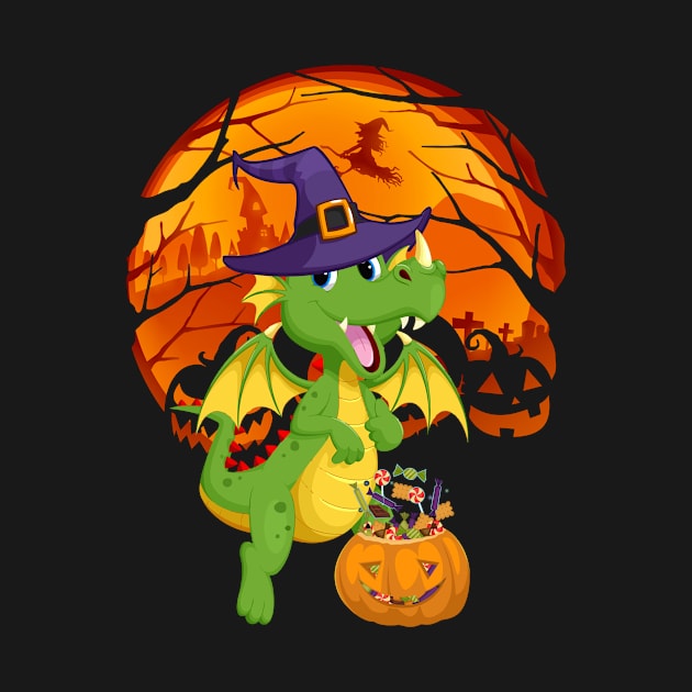 Dragon pumpkin witch by jrgmerschmann