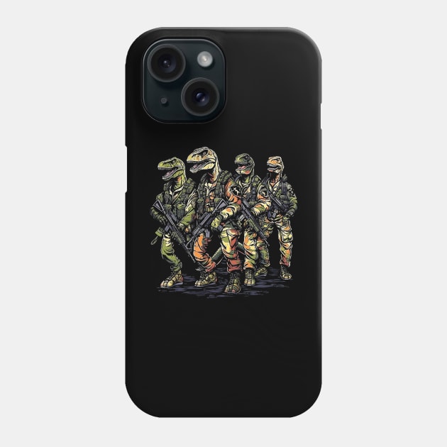 Dino Squad Phone Case by DavisDesigns79