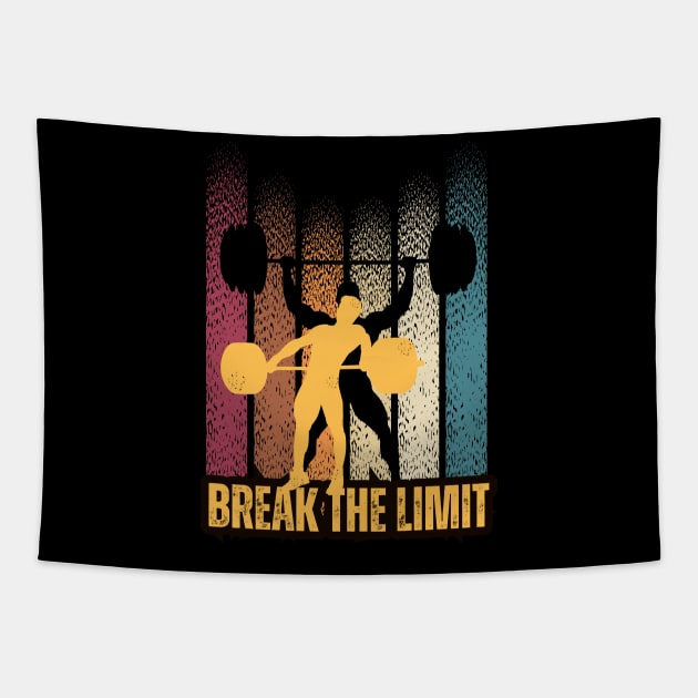 Break the limit vintage Tapestry by RealNakama