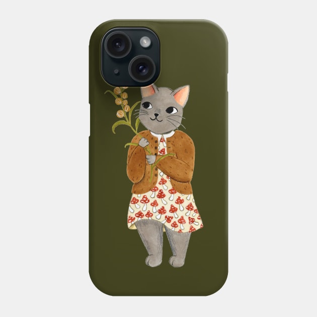 cat berry Phone Case by annyamarttinen