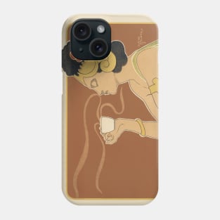 Cafe Rajah by Henri Meunier Phone Case