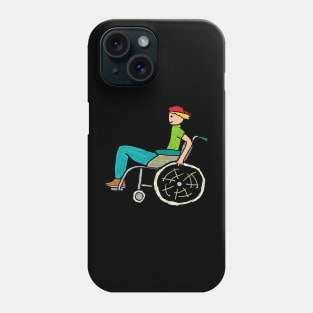 Funny Speedy Wheelchair Phone Case