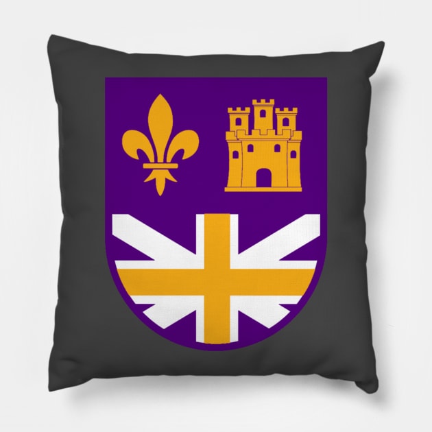 P&G  Baton Rouge Flag Pillow by Gsweathers