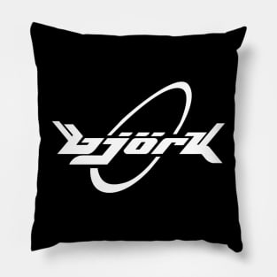 Bjork Vintage Logo Pillow