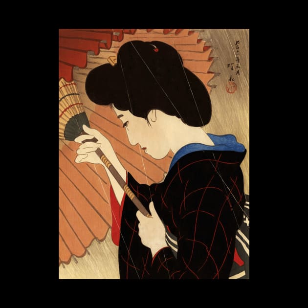 Rain While the Sun Is Shining - Ito Shinsui Japanese Art Print by geekmethat