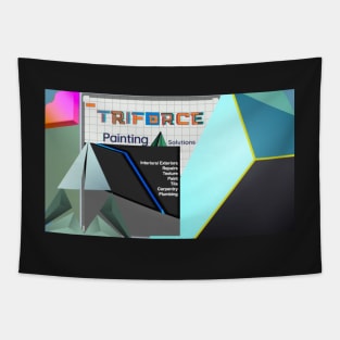 Triforce Painting Solutions Advertising residential business banner Tapestry