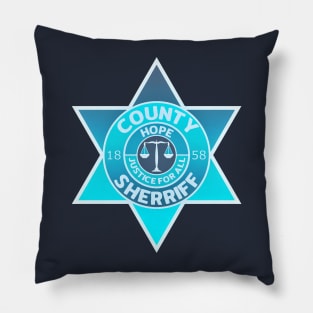 County Sheriff Badge - Hope - Rambo: First Blood Pillow