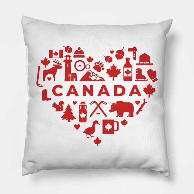 Canada Pillow by SunburstGeo