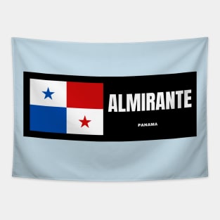 Almirante City with Panama Flag Tapestry