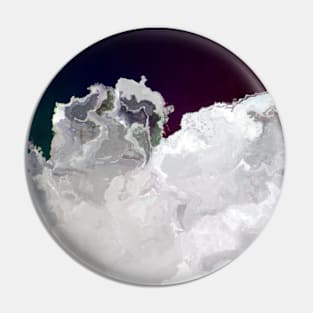 Marble Diamond Crystal Watercolor Pin