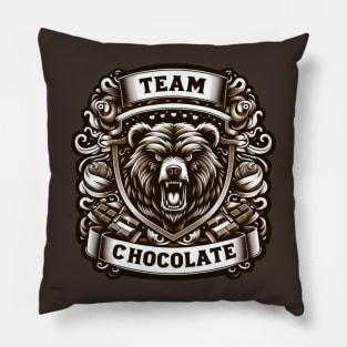 Team Chocolate Pillow