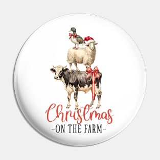 Christmas Farm Quote Pin