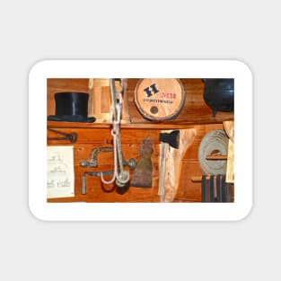 Gunpowder And A Tophat On A Shelf Magnet