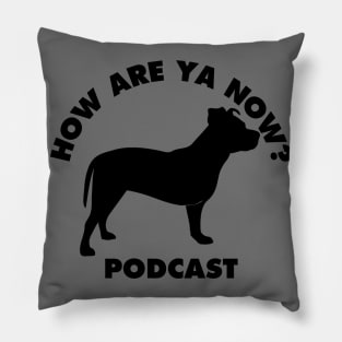 Three-Legged Dog Logo Pillow