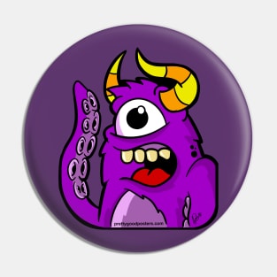 Purple Monster Pin