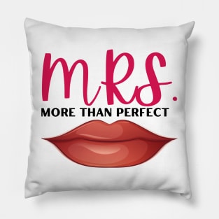 Mr. & Mrs. Valentine Design Pillow