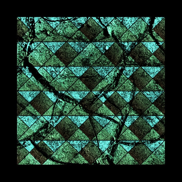 Distressed geometric pattern by Gaspar Avila