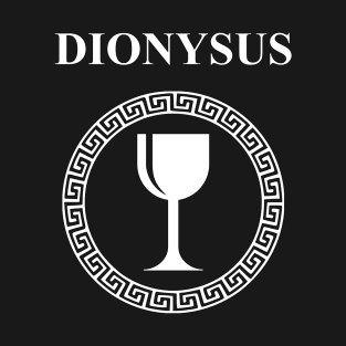Dionysus Greek God of Festivals, Wine and Parties T-Shirt