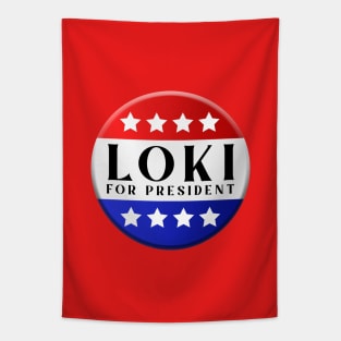 Loki for President Tapestry