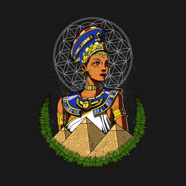 Egyptian Queen Nefertiti by underheaven