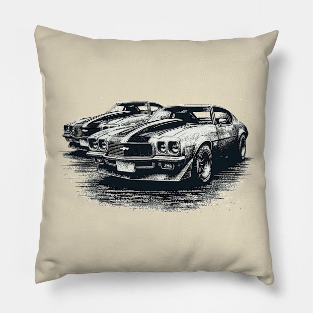 Chevrolet Monza Pillow by Vehicles-Art