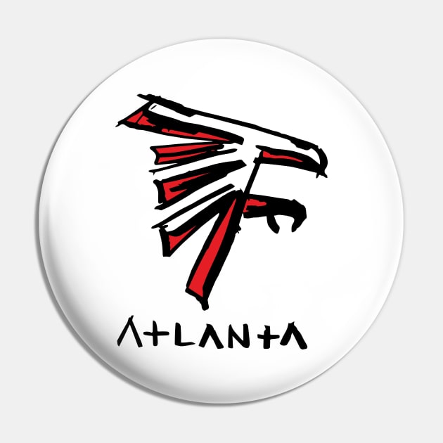 Atlanta Falcoooons Pin by Very Simple Graph