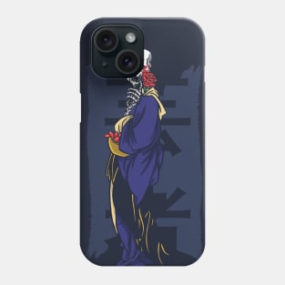 Japanese Skeleton Geisha Phone Case