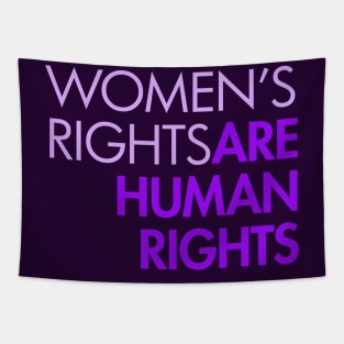 Women's Rights are Human Rights - lavender Tapestry