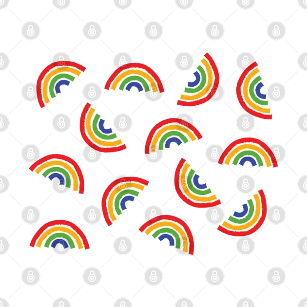 Colorful Rainbow Pattern by dkdesigns27