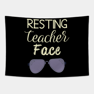 Resting Teacher Face Tapestry