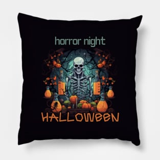 Horror night, HALLOWEEN, BIOTECHNOLOGIST Pillow