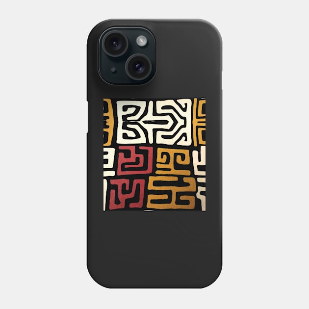 African Mudcloth Phone Case by CrazyCraftLady