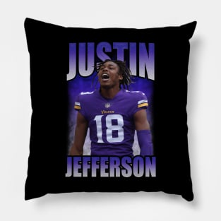 Justin Jefferson Bootleg Pillow