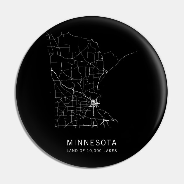 Minnesota State Road Map Pin by ClarkStreetPress